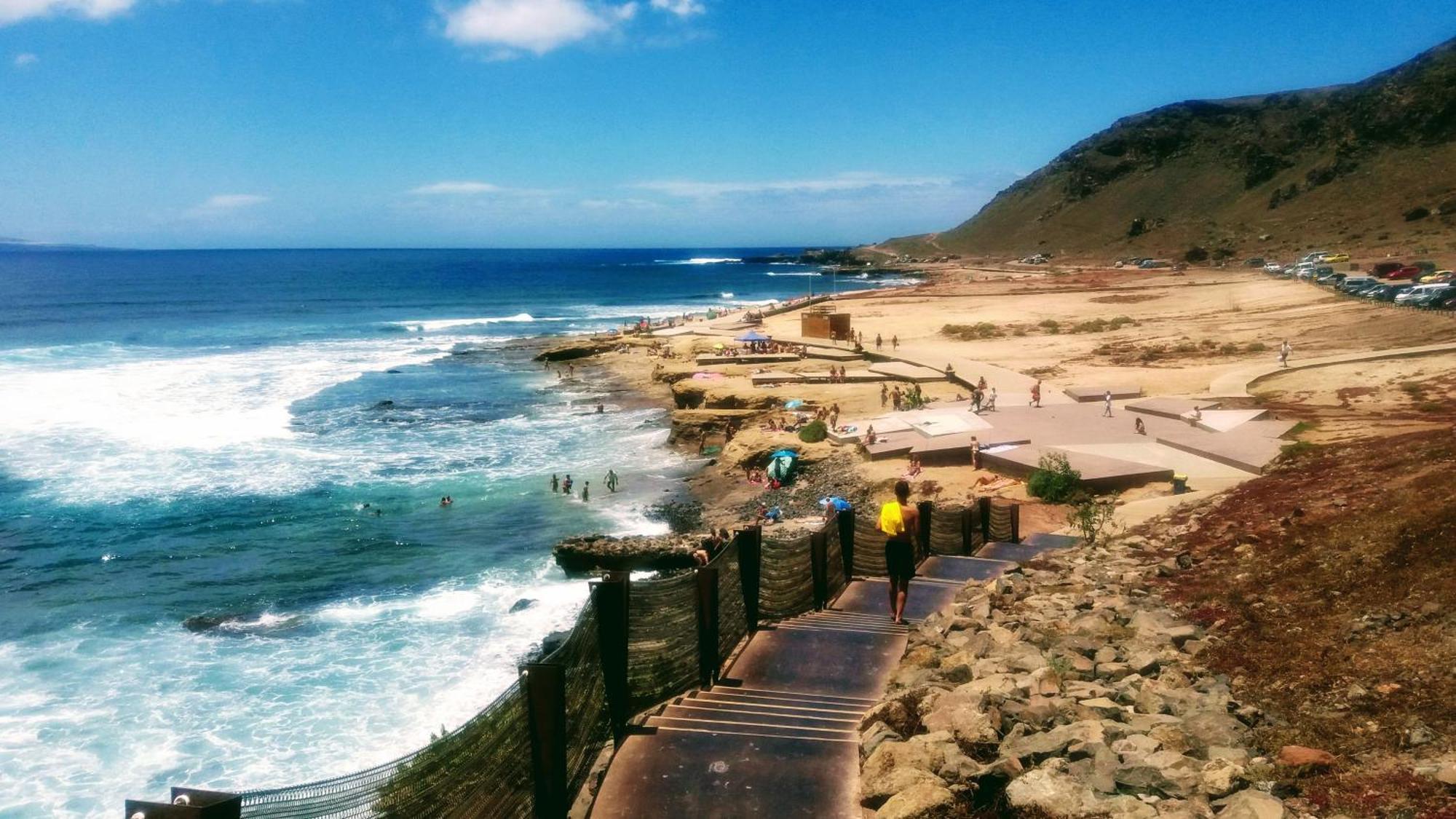 לאס פאלמס דה גראן קנאריה Canteras Beach מראה חיצוני תמונה
